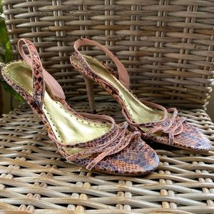 BCBG Girls / Heels / Faux Snake / Size 9